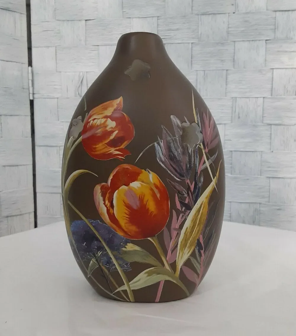 Crazy Mountain By Nel Whatmore Tea Lite Candle Holder Pottery